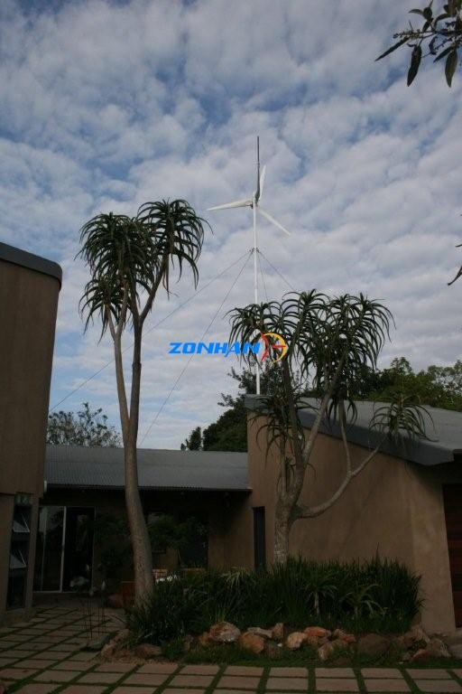 2kw wind turbine is installed in South Africa