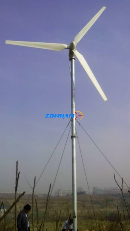 10kw wind turbine is installed in Thailand