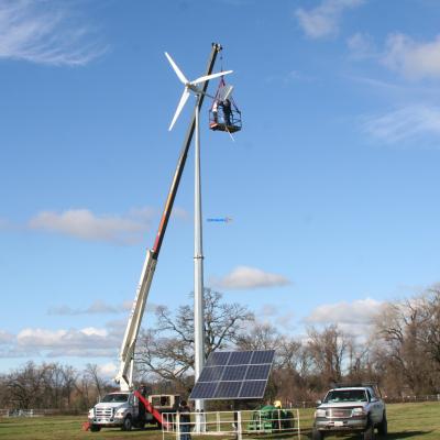 Aerogenerador de 5kw instalado en Estados Unidos